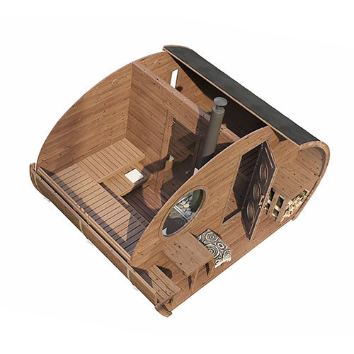 FINSAUNA Reviva Duo 800 Outdoor Sauna