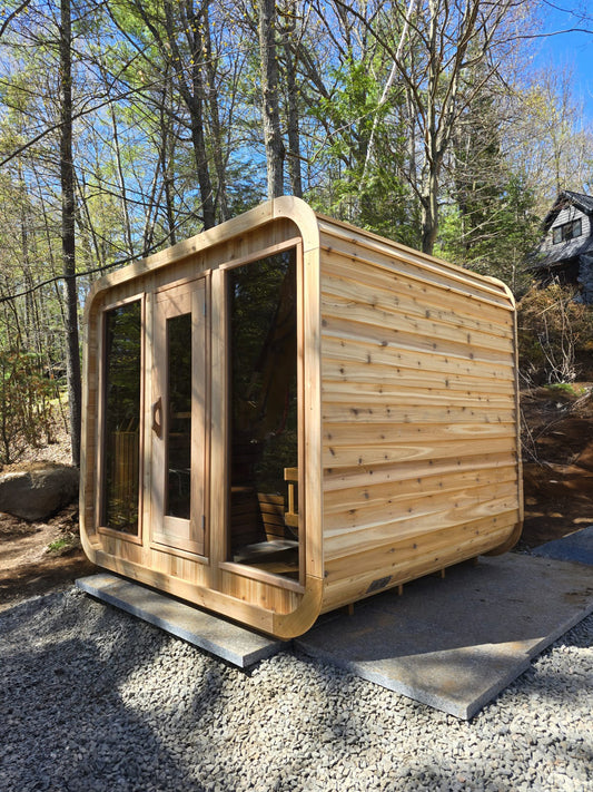 Luna Sauna - Dundalk Knotty Red Cedar
