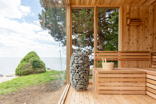 Orion Sauna - Pure Cube Knotty Red Cedar