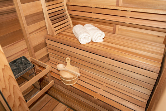 Indoor Sauna - Pure Cube Clear Red Cedar PU550