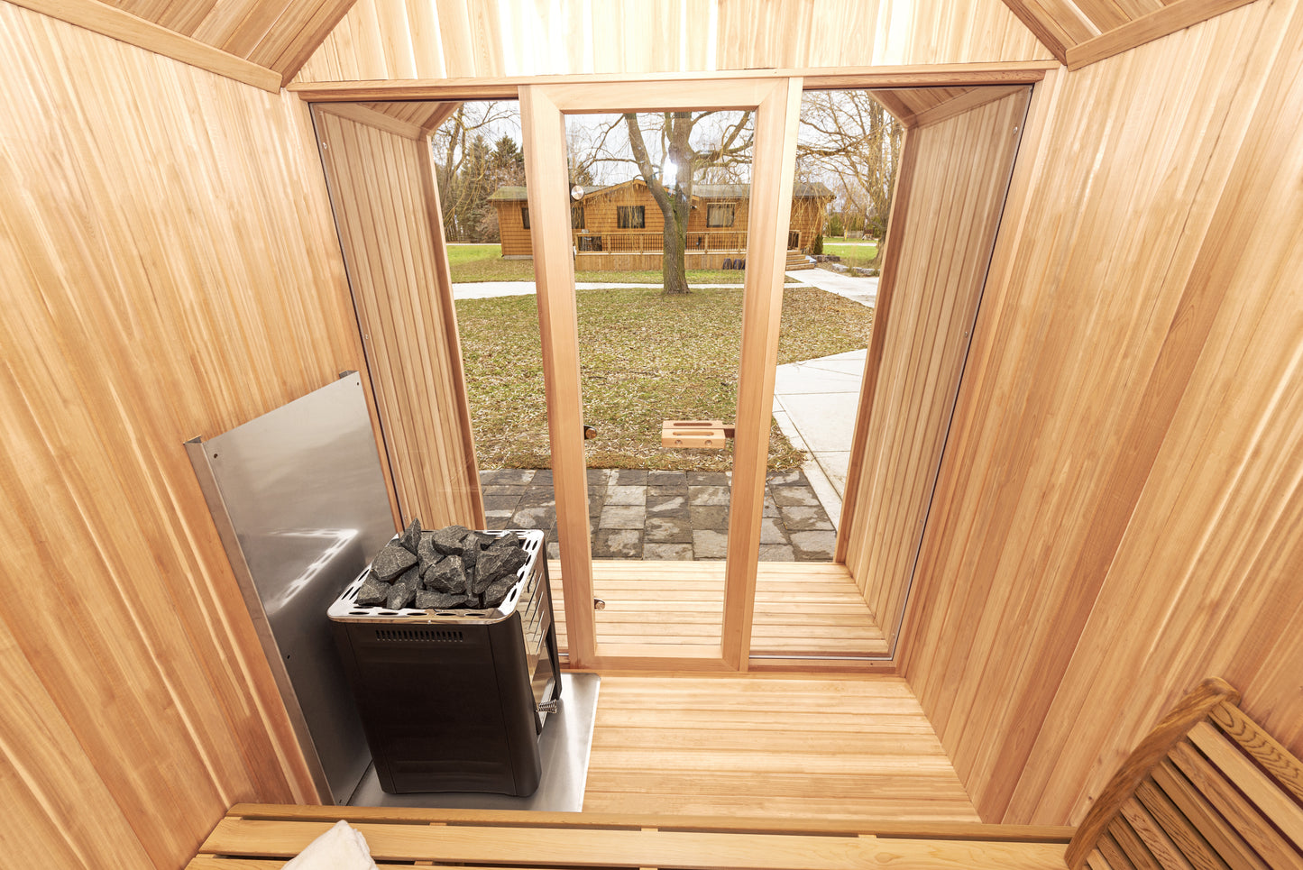 Hudson Sauna - Pure Cube Clear Red Cedar