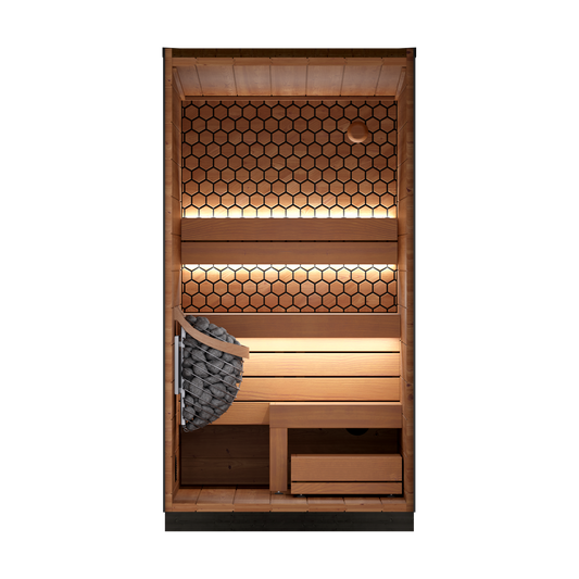 Leil® Viva 120 Outdoor Sauna Kit (1-person)