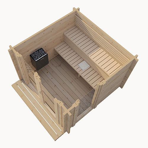 FINSAUNA Vivida 600 Outdoor Sauna