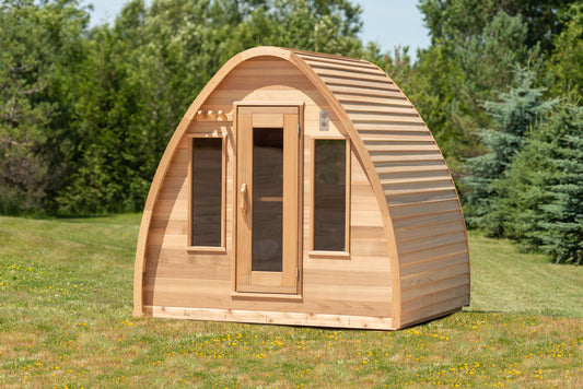 Pod Sauna - Dundalk Clear Red Cedar