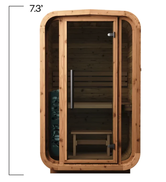 Small Square Cube Sauna