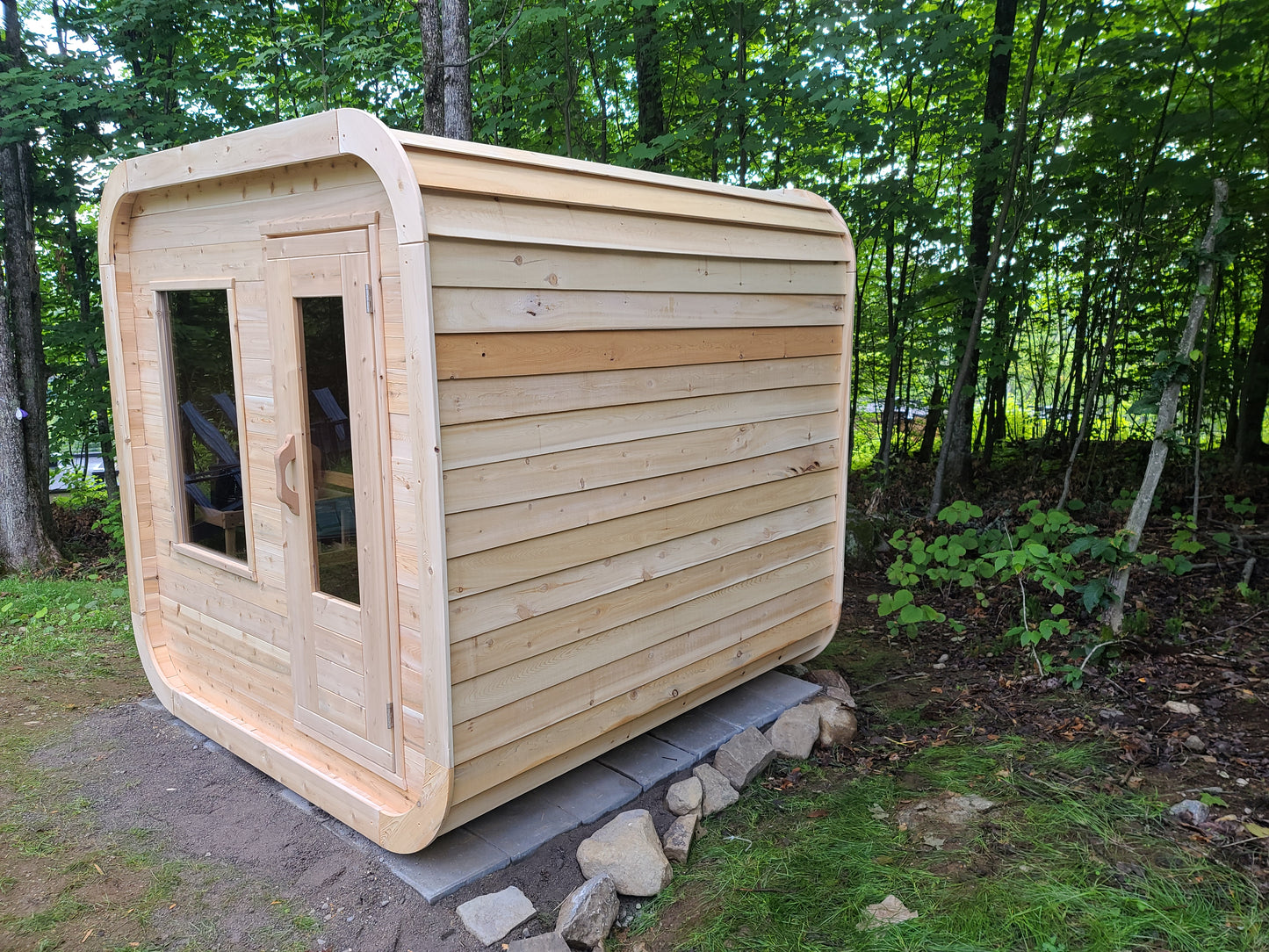 Luna Sauna - Canadian Timber Knotty White Cedar