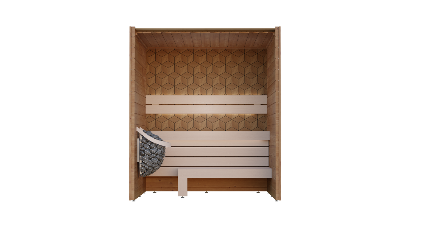 Leil® Como 3-180 Indoor Sauna (3 person)