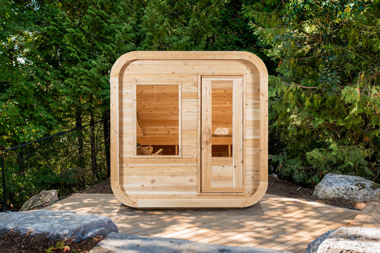 Luna Sauna - Canadian Timber Knotty White Cedar