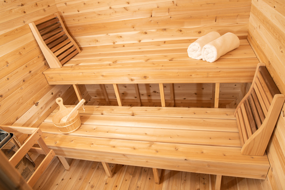 Luna Sauna - Canadian Timber Knotty White Cedar