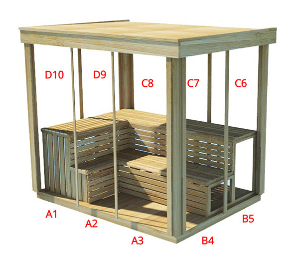 Pure Cube CU670 Outdoor Sauna