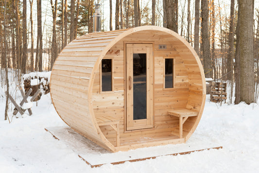Elation Sauna - Canadian Timber Knotty White Cedar