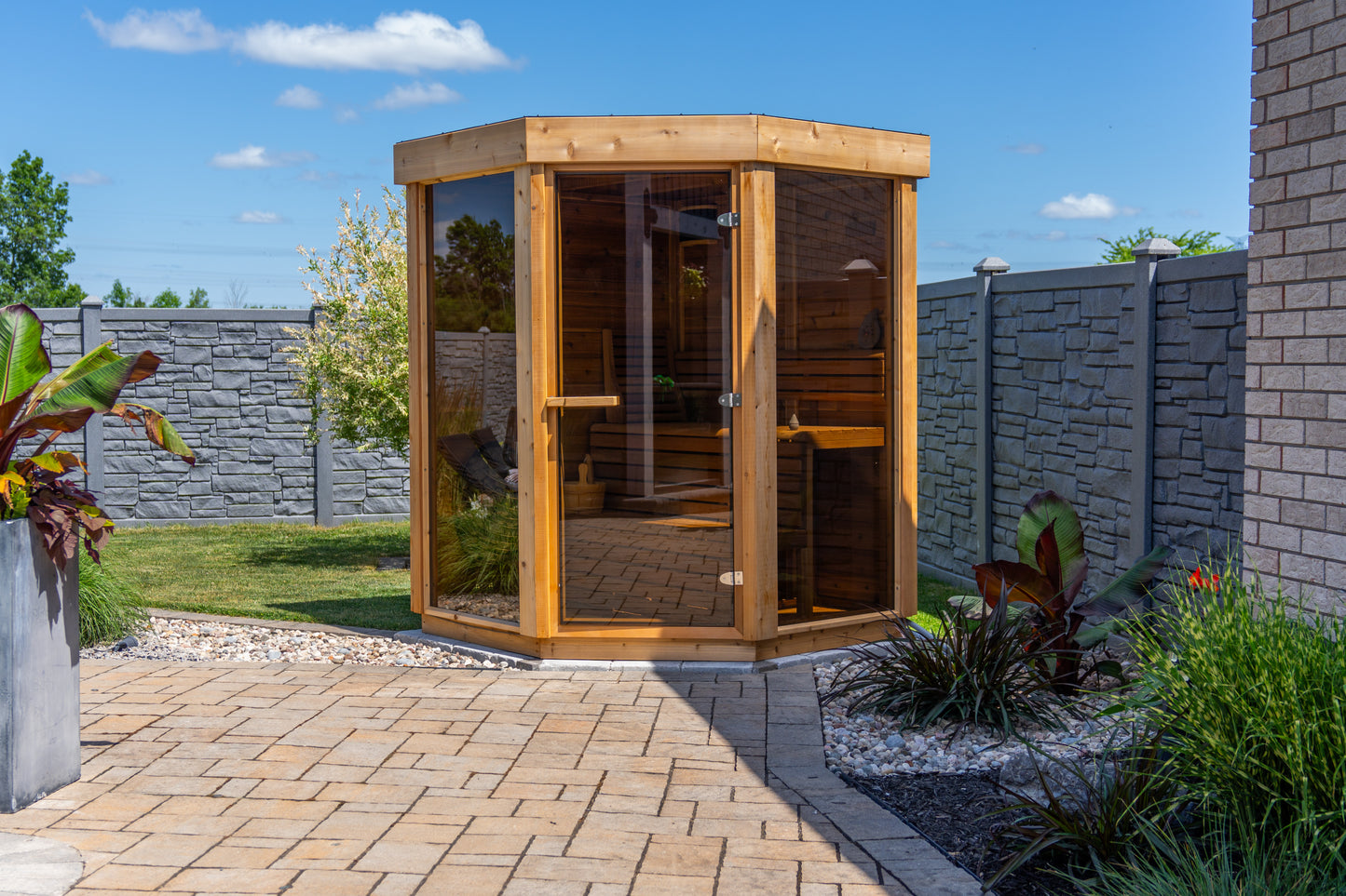 Trinity Sauna - Pure Cube Knotty Red Cedar