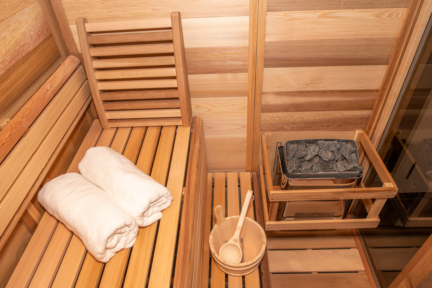Indoor Sauna - Pure Cube Clear Red Cedar PU570