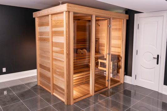 Indoor Sauna - Pure Cube Clear Red Cedar PU570