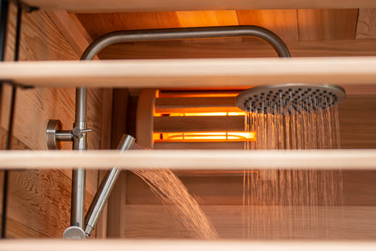 Outdoor Sauna - Pure Cube Clear Red Cedar CU580D