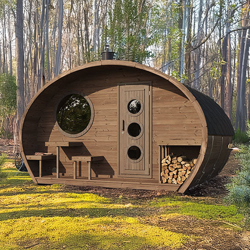 FINSAUNA Reviva Duo 800 Outdoor Sauna