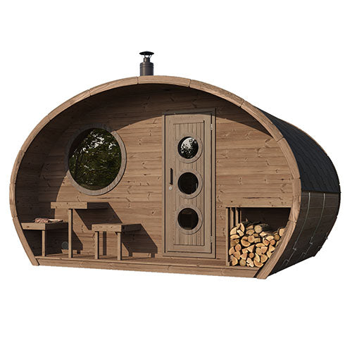 FINSAUNA Reviva Duo 800 Outdoor Sauna