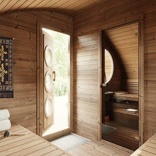 FINSAUNA Reviva Duo 800 Outdoor Sauna