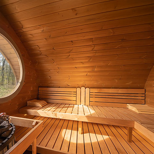 FINSAUNA Reviva Duo 800 Outdoor Sauna