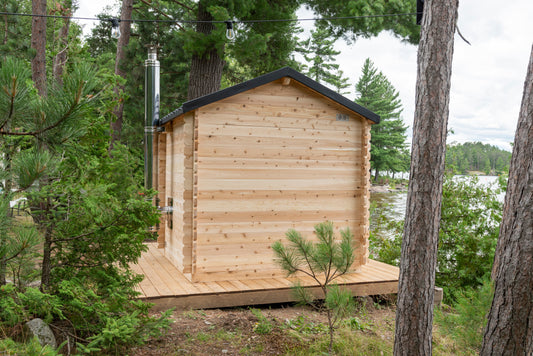 Georgian Outdoor Cabin Sauna