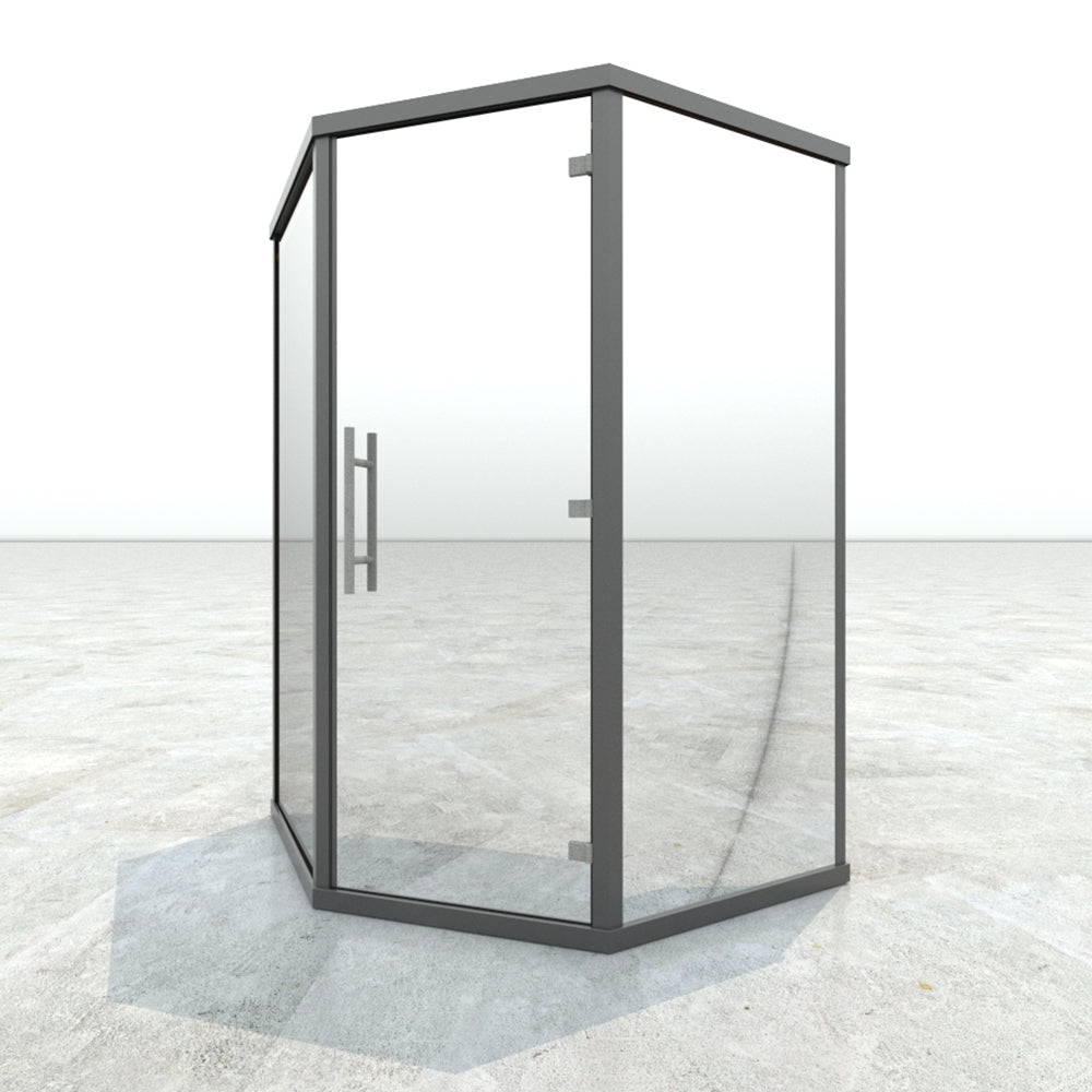 Haljas Hele Glass Mini Outdoor Sauna