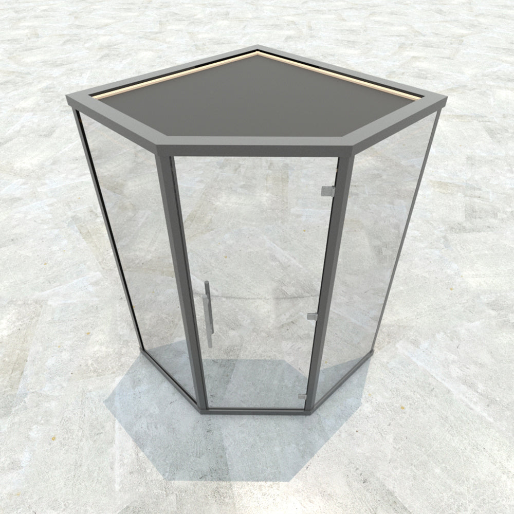Haljas Hele Glass Mini Outdoor Sauna