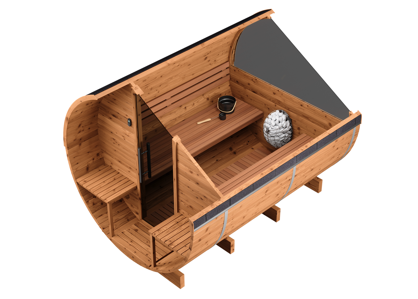 Thermory No82 6-Person Barrel Sauna