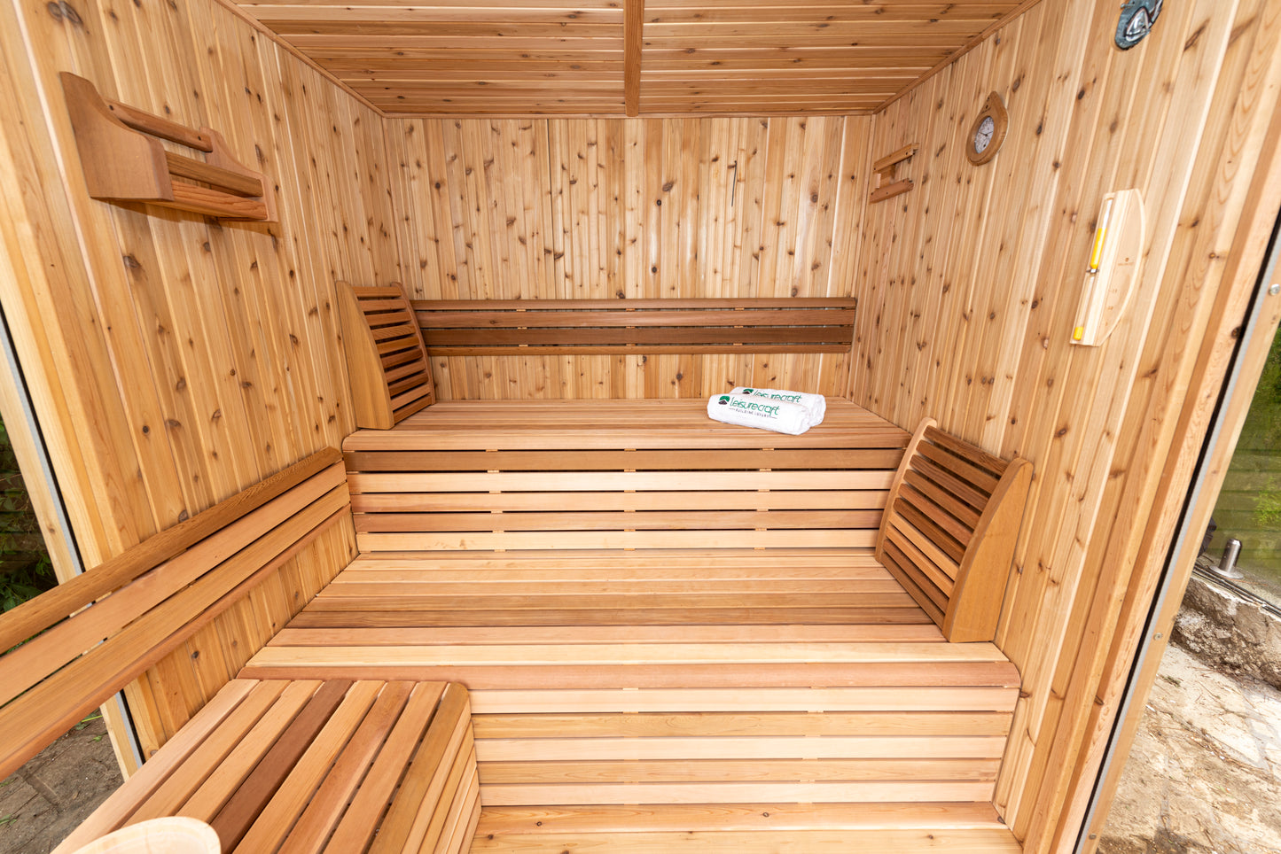 Orion Sauna - Pure Cube Knotty Red Cedar