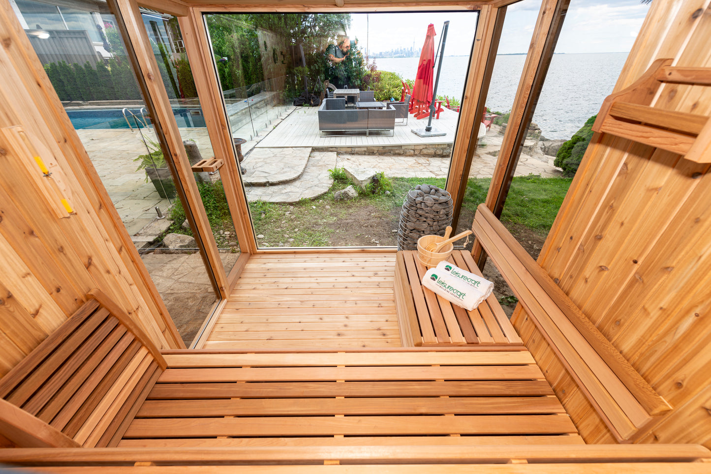 Orion Sauna - Pure Cube Knotty Red Cedar