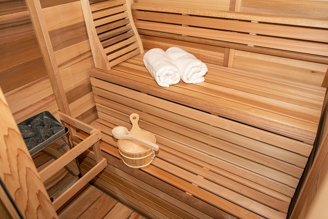 Indoor Sauna - Pure Cube Clear Red Cedar PU550