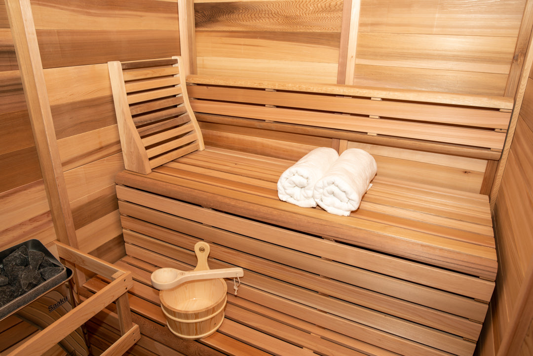 Indoor Sauna - Pure Cube Clear Red Cedar PU550