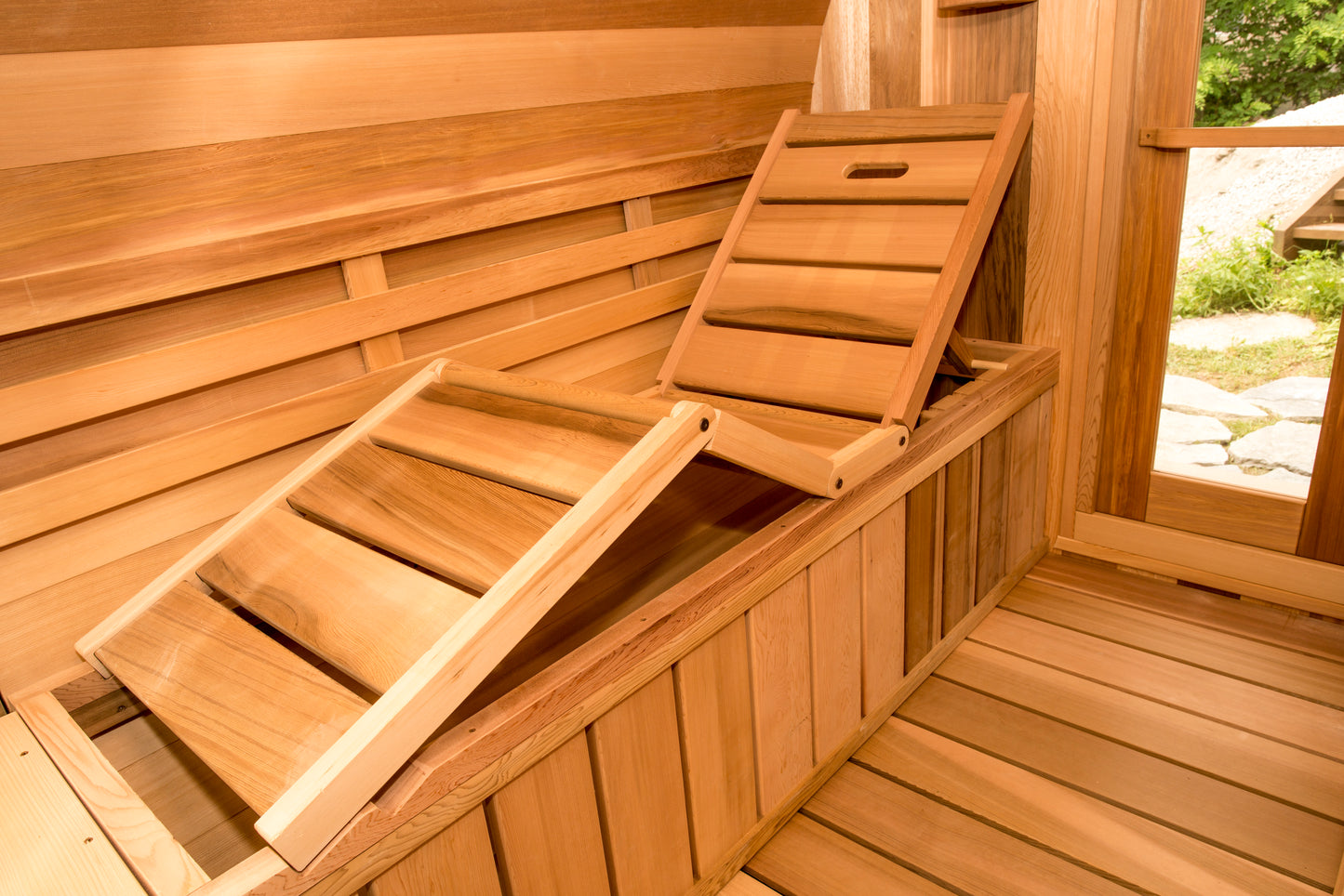 Panoramic Sauna - Dundalk Clear Red Cedar