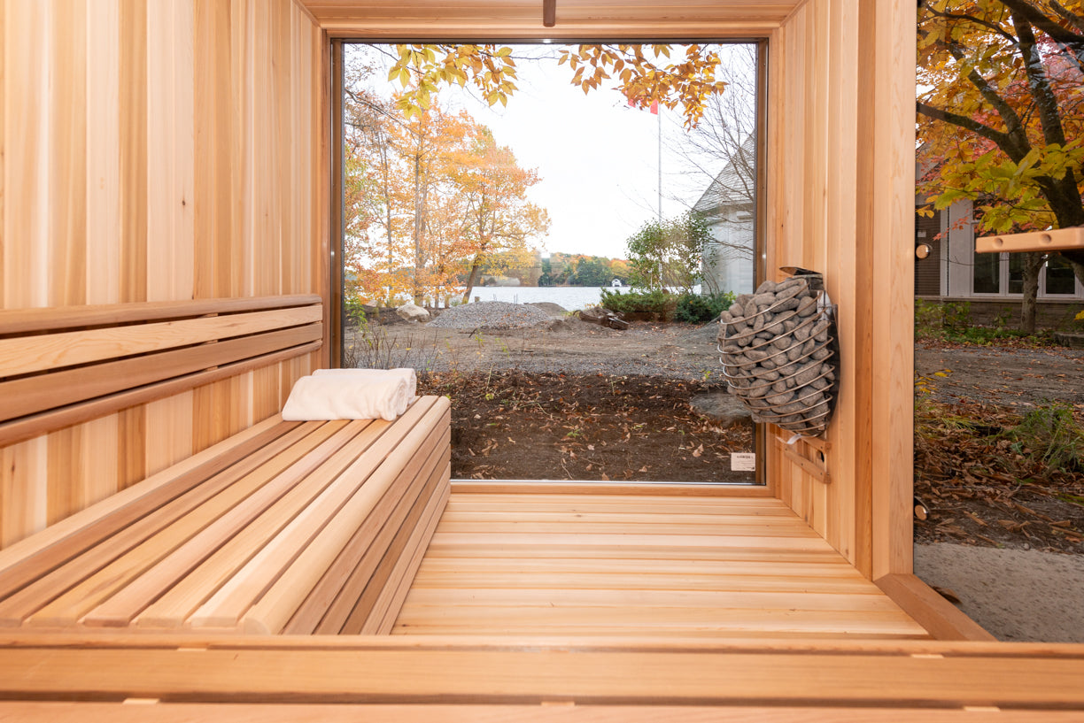 Neptune Sauna - Pure Cube Clear Red Cedar