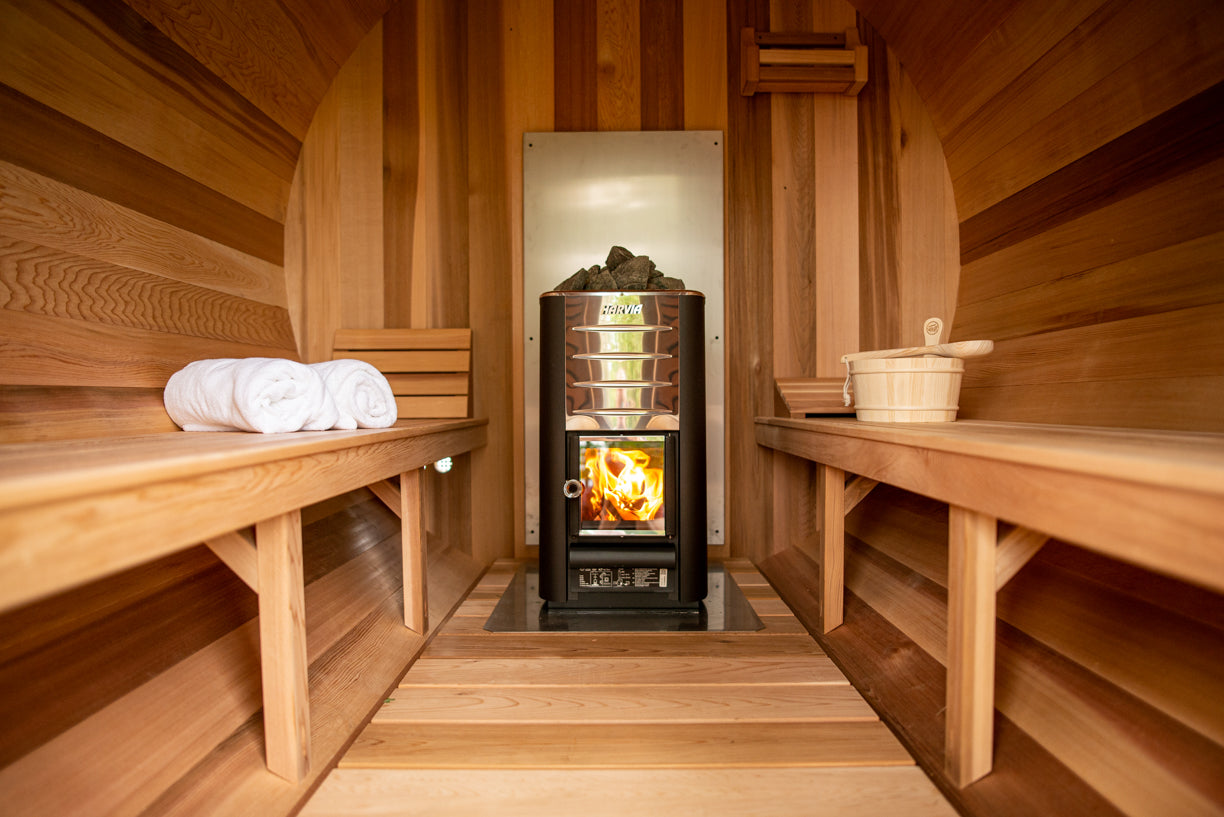 Barrel Sauna - Dundalk Clear Red Cedar