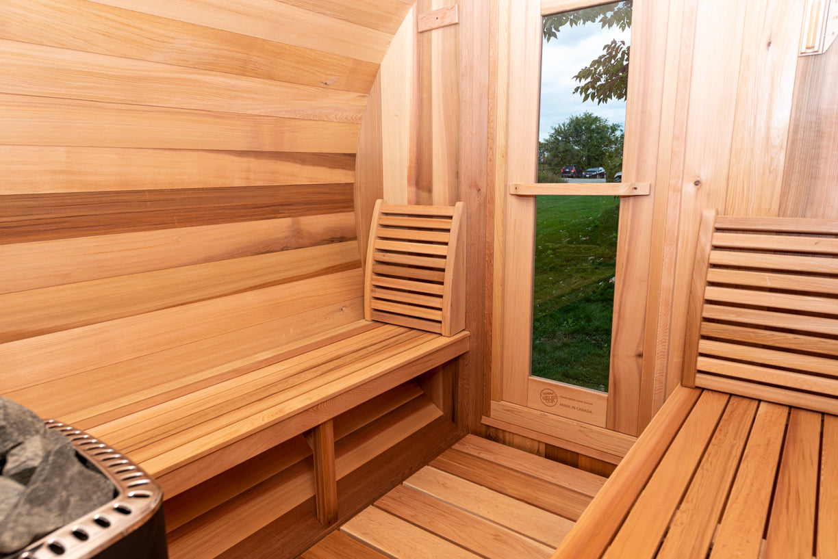 Barrel Sauna - Dundalk Clear Red Cedar