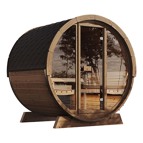 FINSAUNA Reviva 400GF Outdoor Sauna