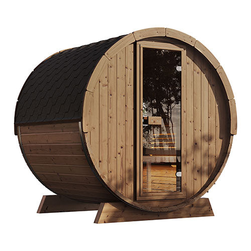FINSAUNA Reviva 400RW Outdoor Sauna