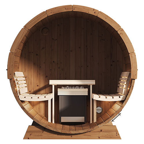 FINSAUNA Reviva 600GF Outdoor Sauna