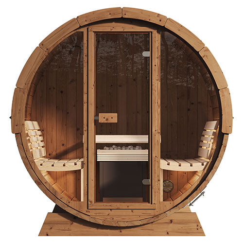 FINSAUNA Reviva 600GF Outdoor Sauna