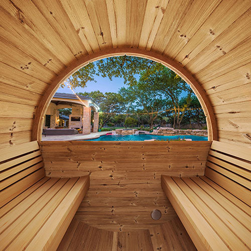 FINSAUNA Reviva 600RW Outdoor Sauna