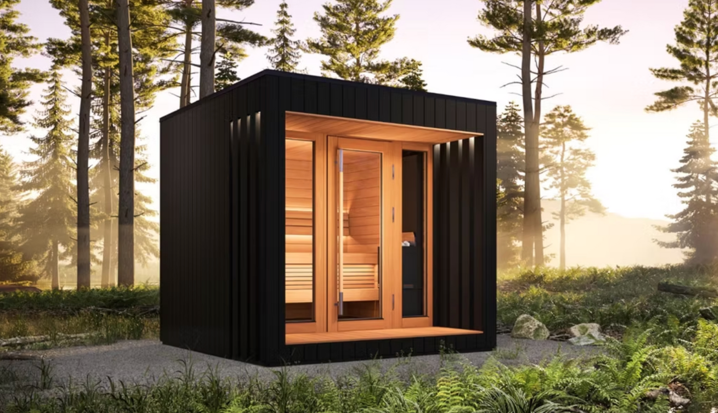 Saunum AirCube Terrace Outdoor Sauna