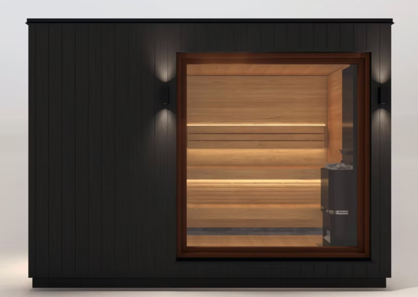 Saunum AirCube Double Outdoor Sauna