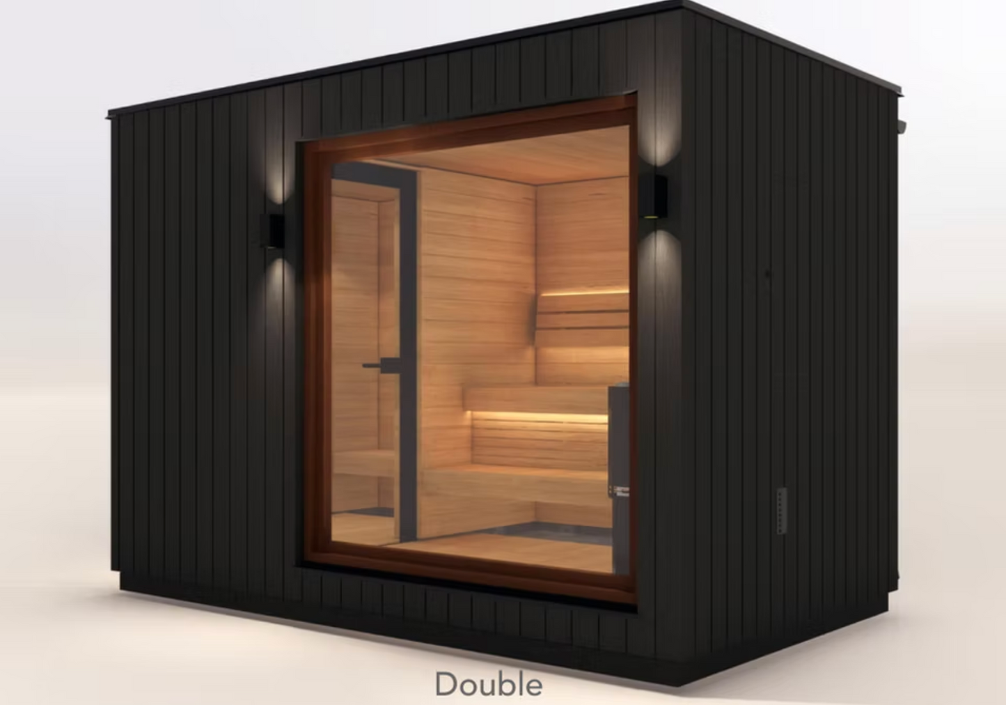 Saunum AirCube Double Outdoor Sauna