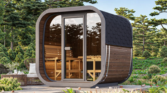 FINSAUNA Solara 600GF Outdoor Cube Sauna