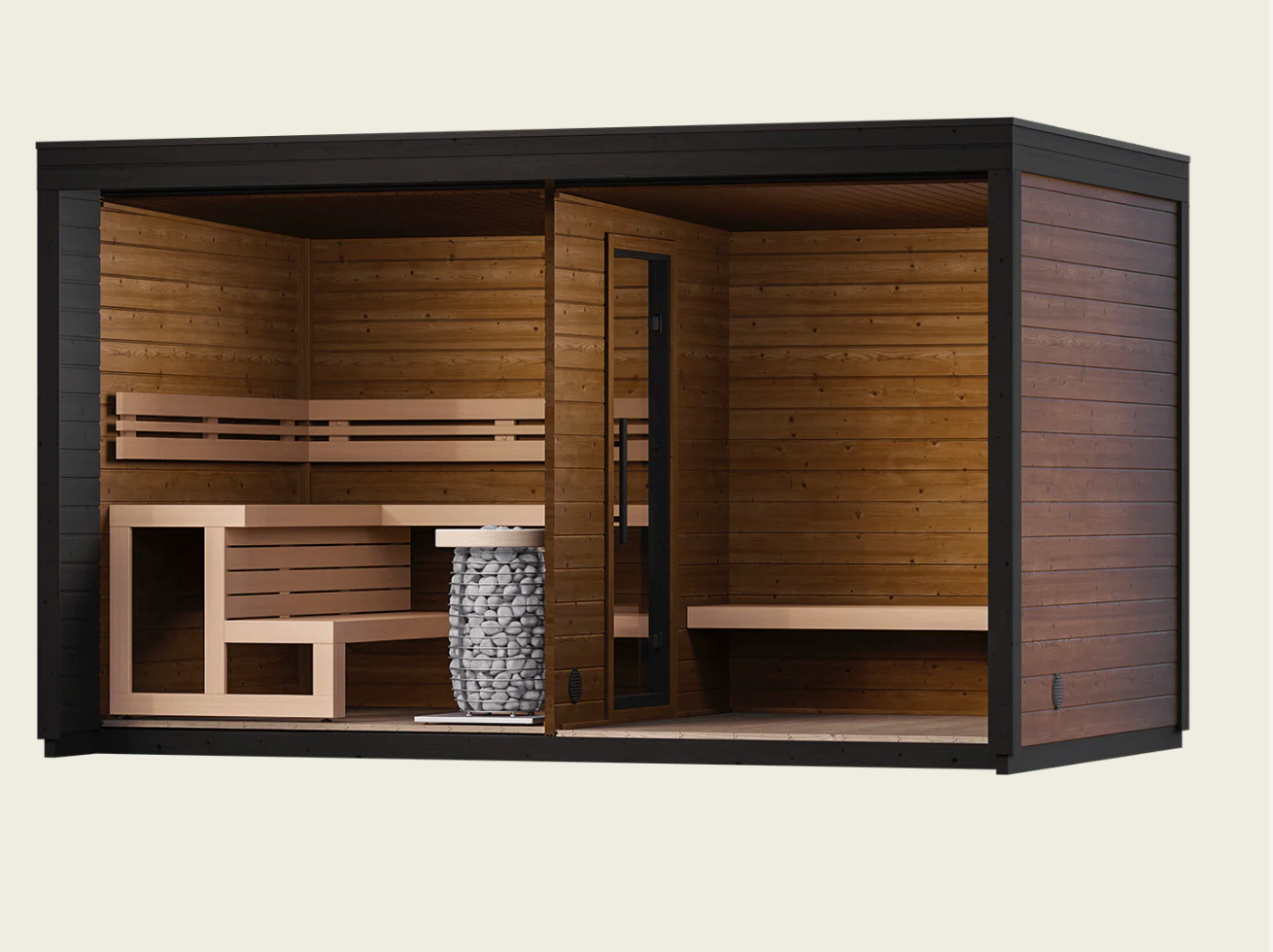 Leil® 5-Person Patio L Sauna