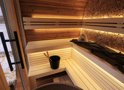 Mini Outdoor Round Cube Sauna