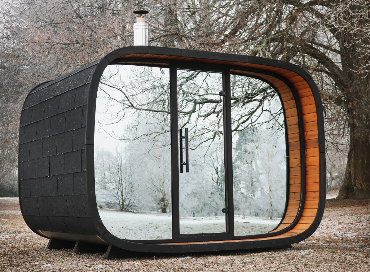 Leil® 6-Person Round Cube Single Sauna (2.0)