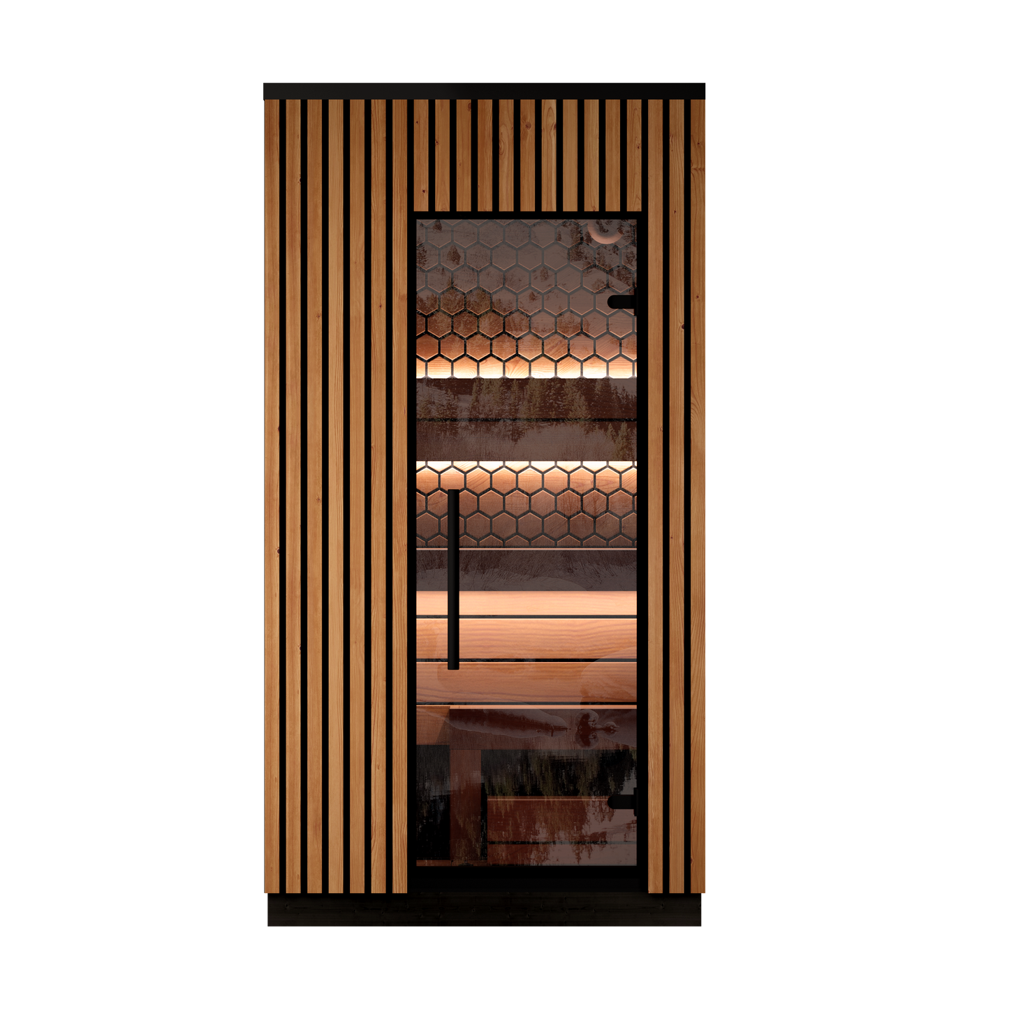 Leil® Viva 120 Outdoor Sauna Kit (1-person)