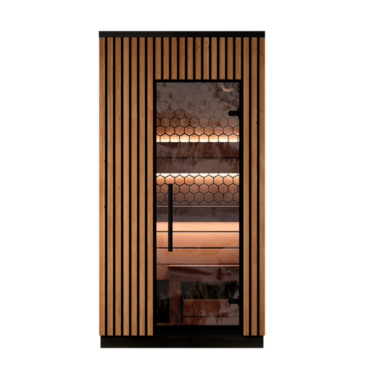 Leil® Viva 120 Outdoor Sauna Kit (1-person)