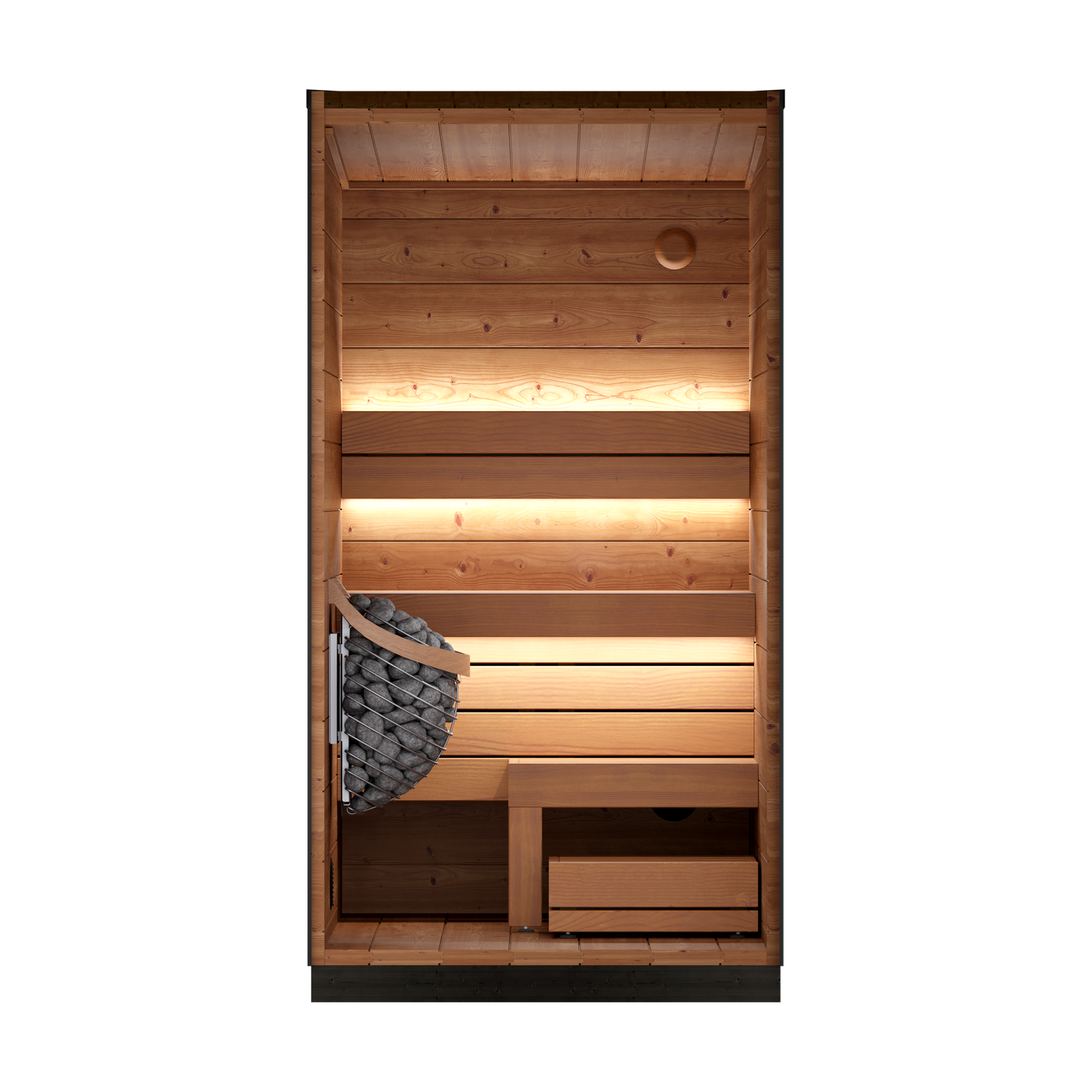 Leil® Viva 120 Outdoor Sauna Kit (1-person)